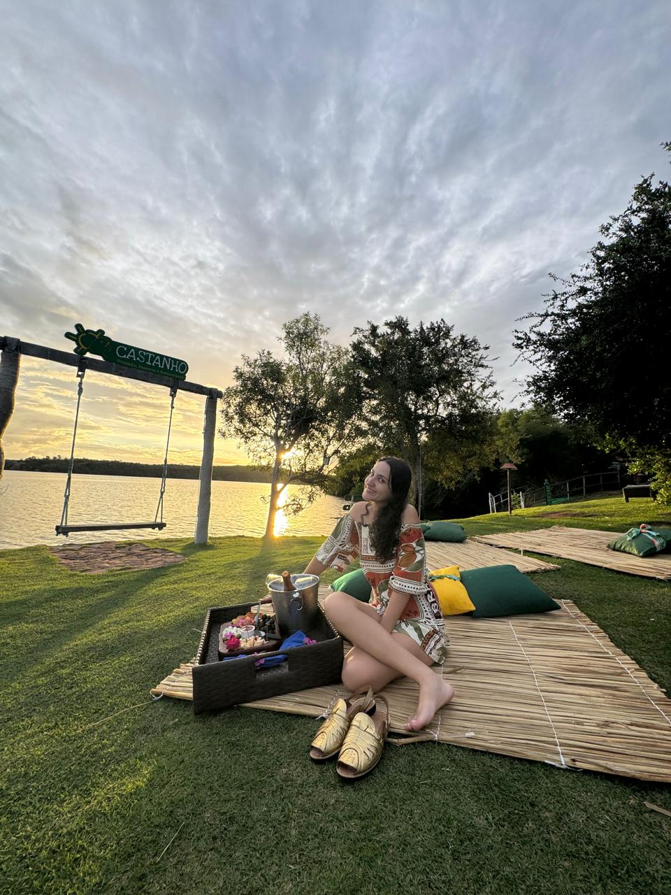 Larissa Castanho entardecer